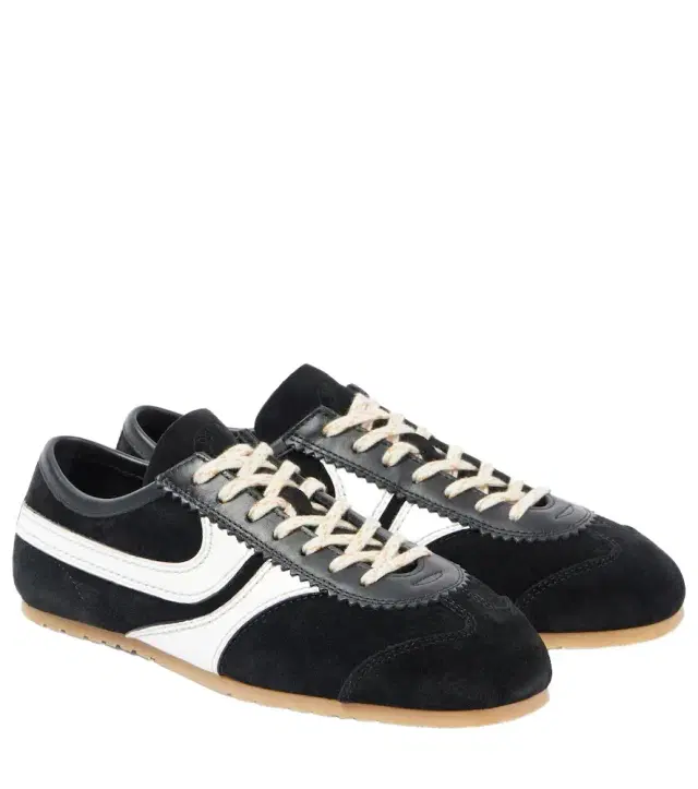 Dries Van Noten Leather and suede sneakers