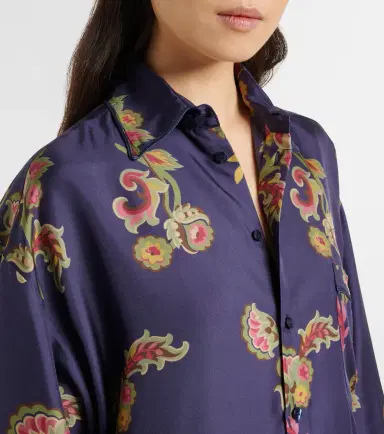 Etro Printed silk shirt | Thumbnail 2
