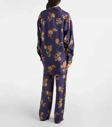 Etro Printed silk shirt | Thumbnail 4