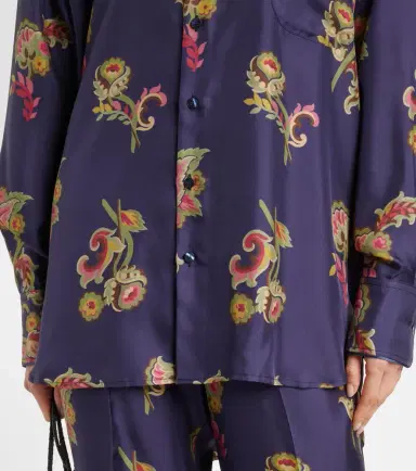 Etro Printed silk shirt | Thumbnail 5