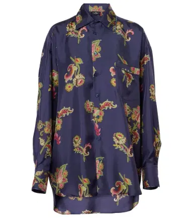 Etro Printed silk shirt | Thumbnail 1