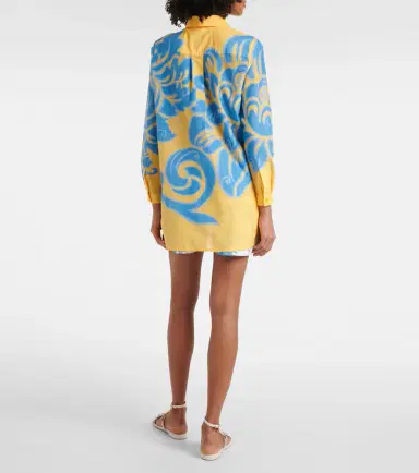 Etro Printed cotton and silk shirt | Thumbnail 5