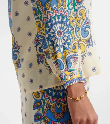 Etro Printed silk shirt | Thumbnail 3