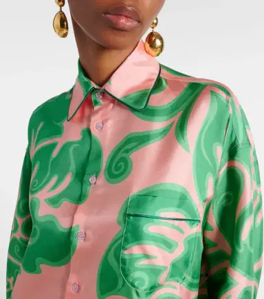 Etro Printed silk blouse | Thumbnail 6