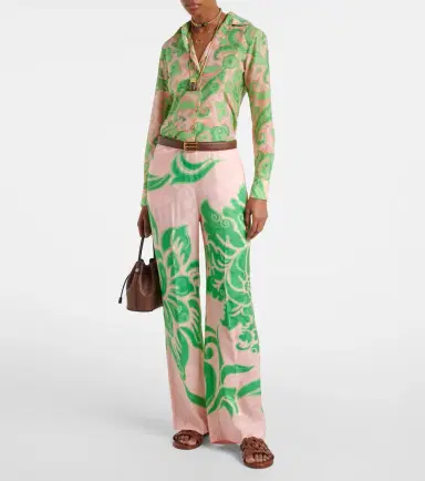 Etro Printed cotton and silk shirt | Thumbnail 2