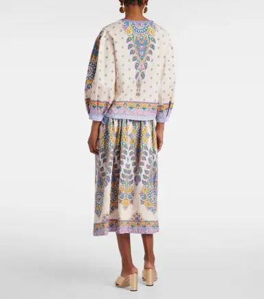 Etro Printed cotton top | Thumbnail 2