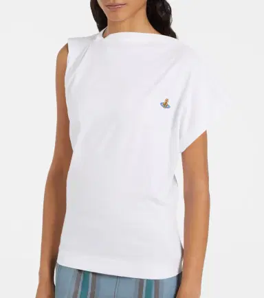 Vivienne Westwood Hebo asymmetric cotton jersey T-shirt | Thumbnail 5 Vivienne Westwood Hebo asymmetric cotton jersey T-shirt | Thumbnail 5