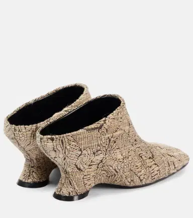 Dries Van Noten Jacquard wedge mules | Thumbnail 2