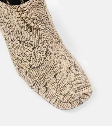 Dries Van Noten Jacquard wedge mules | Thumbnail 3