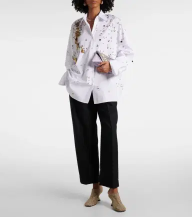 Dries Van Noten Jacquard wedge mules | Thumbnail 5