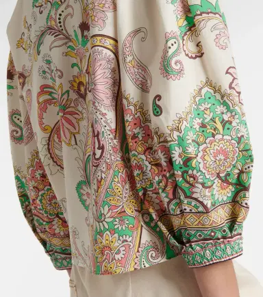 Etro Printed cotton top | Thumbnail 2