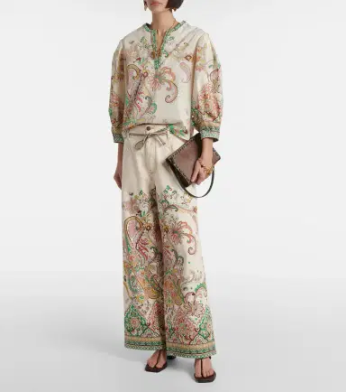 Etro Printed cotton top | Thumbnail 3
