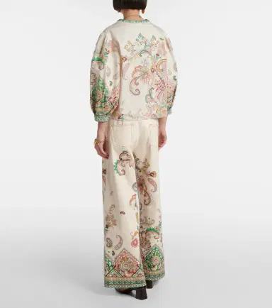 Etro Printed cotton top | Thumbnail 5