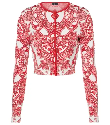 Etro Paisley cropped cardigan | Thumbnail 1