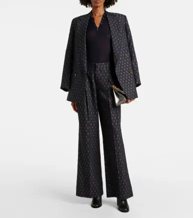 Etro Printed wool and cotton polo sweater | Thumbnail 6