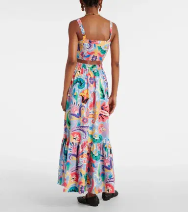 Etro Printed cotton crop top | Thumbnail 3
