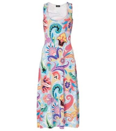 Etro Paisley silk-blend midi dress | Thumbnail 1