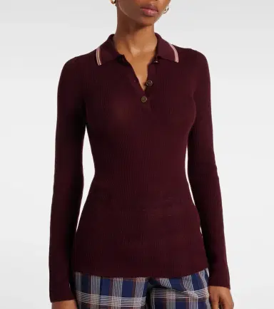 Etro Printed wool and cotton polo sweater | Thumbnail 5