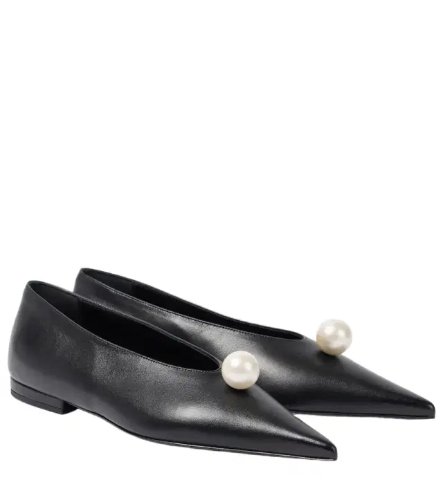 Magda Butrym Embellished leather ballet flats