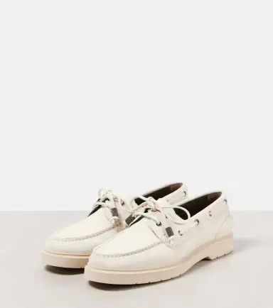 Brunello Cucinelli Suede boat shoes | Thumbnail 5