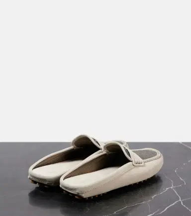 Brunello Cucinelli Monili suede driving mules | Thumbnail 5