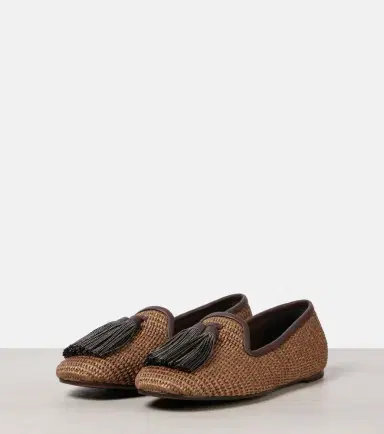 Brunello Cucinelli Monili woven loafers | Thumbnail 3