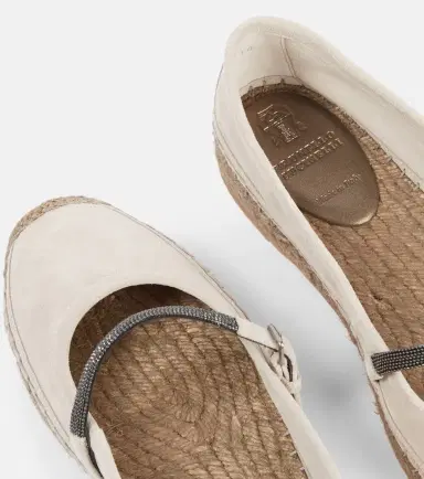 Brunello Cucinelli Monili suede espadrilles | Thumbnail 2 Brunello Cucinelli Monili suede espadrilles | Thumbnail 2