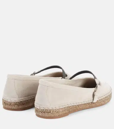 Brunello Cucinelli Monili suede espadrilles | Thumbnail 3 Brunello Cucinelli Monili suede espadrilles | Thumbnail 3