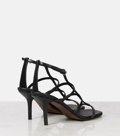 Brunello Cucinelli Monili leather sandals | Thumbnail 2