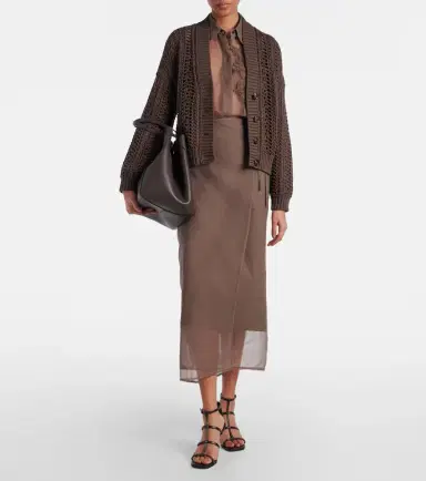 Brunello Cucinelli Monili leather sandals | Thumbnail 5