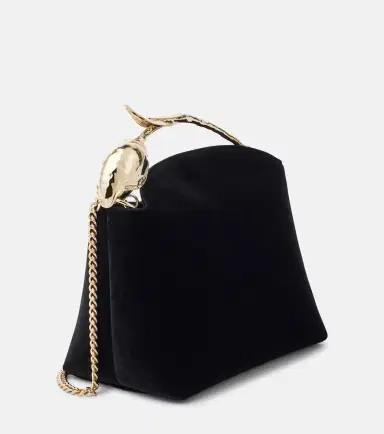 Erdem Bloom Mini velvet tote bag | Thumbnail 3 Erdem Bloom Mini velvet tote bag | Thumbnail 3