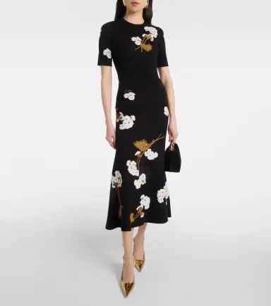 Erdem Bloom Mini velvet tote bag | Thumbnail 4 Erdem Bloom Mini velvet tote bag | Thumbnail 4