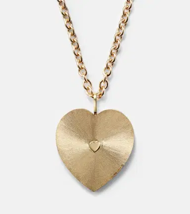 Marie Lichtenberg Heart Jumbo 18kt gold pendant necklace with diamond | Thumbnail 4 Marie Lichtenberg Heart Jumbo 18kt gold pendant necklace with diamond | Thumbnail 4