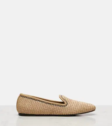 Brunello Cucinelli Monili raffia loafers | Thumbnail 2