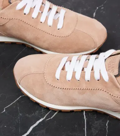 Brunello Cucinelli Monili suede sneakers | Thumbnail 4