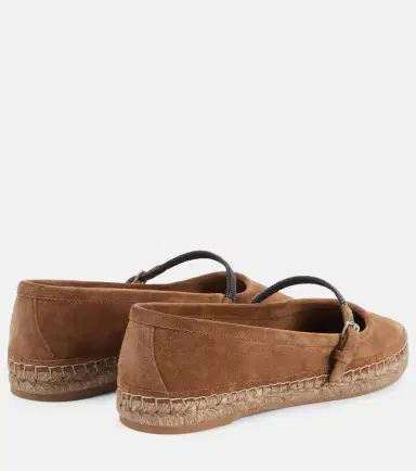 Brunello Cucinelli Monili suede espadrilles | Thumbnail 3 Brunello Cucinelli Monili suede espadrilles | Thumbnail 3