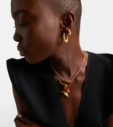 Marie Lichtenberg Baba Small 18kt gold single earring with diamonds | Thumbnail 2 Marie Lichtenberg Baba Small 18kt gold single earring with diamonds | Thumbnail 2