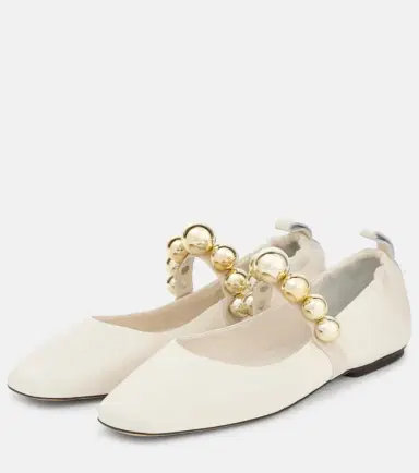 Souliers Martinez Flamenca leather Mary Jane flats | Thumbnail 2