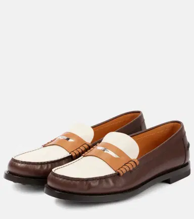 Tod's Colorblocked leather penny loafers | Thumbnail 2 Tod's Colorblocked leather penny loafers | Thumbnail 2