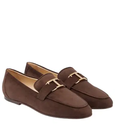 Tod's T Timeless suede loafers | Thumbnail 1 Tod's T Timeless suede loafers | Thumbnail 1