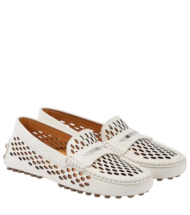 Tod's Gommino cutout leather driving shoes