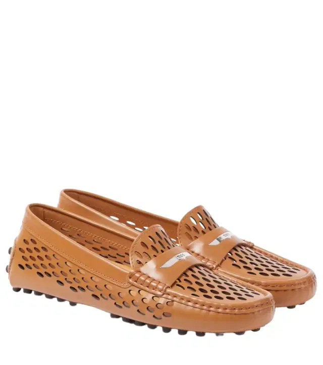 Tod's Gommino perforated leather driving shoes