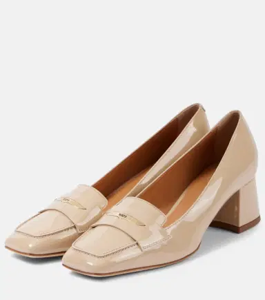 Tod's 50 patent leather loafer pumps | Thumbnail 3
