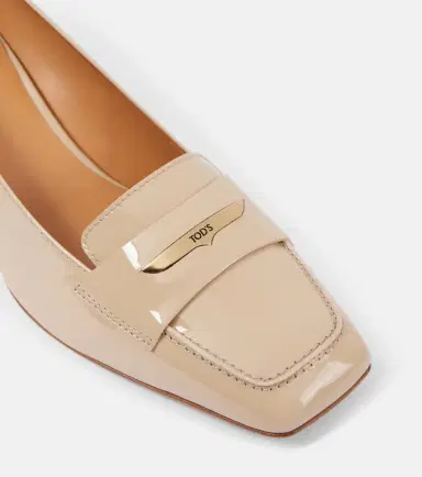 Tod's 50 patent leather loafer pumps | Thumbnail 4
