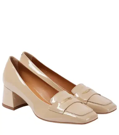 Tod's 50 patent leather loafer pumps | Thumbnail 1