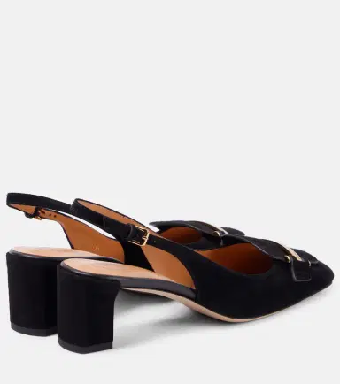 Tod's 50 suede slingback pumps | Thumbnail 4
