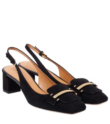 Tod's 50 suede slingback pumps | Thumbnail 1