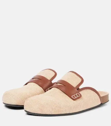JW Anderson Leather-trimmed mules | Thumbnail 3