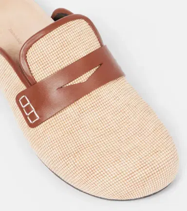 JW Anderson Leather-trimmed mules | Thumbnail 4