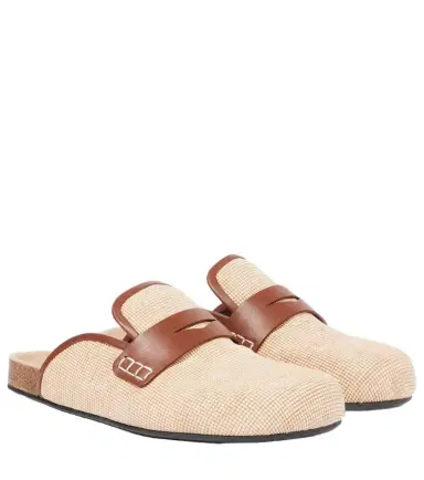 JW Anderson Leather-trimmed mules | Thumbnail 1